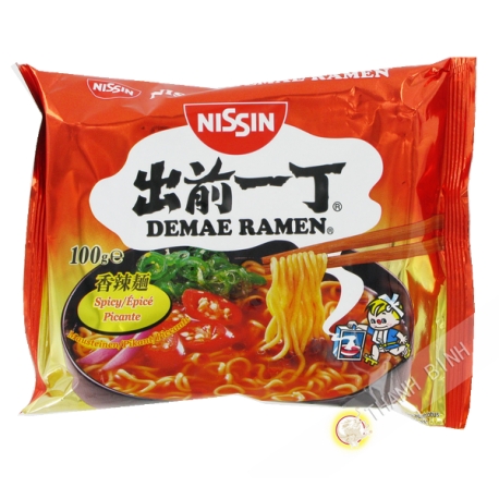 Soupe nouille Ramen Demae piquant NISSIN 100g Hongrie