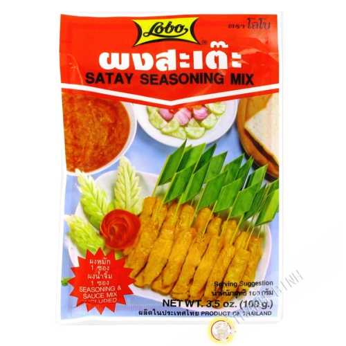 Condimento para brochetas Satay Tailandés 100g Tailandia