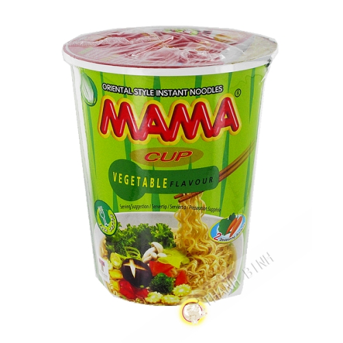 Sopa de fideos vegetariana MAMA taza de 70g Tailandia